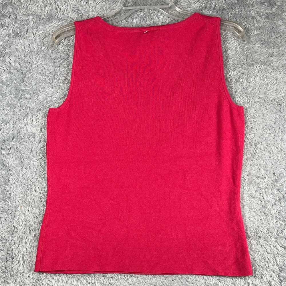 Talbots Vibrant Pink Tank Top - Picture 2 of 6